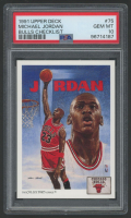 Michael Jordan 1991 Upper Deck Checklist #75 (PSA 10) at PristineAuction.com