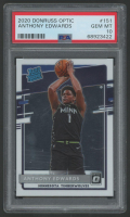 Anthony Edwards 2020 Donruss Optic RR #151 RC (PSA 10) at PristineAuction.com