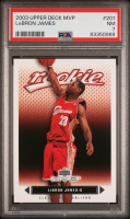 LeBron James 2003-04 Upper Deck MVP #201 RC (PSA 7) at PristineAuction.com