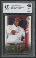 Lebron James 2003 Upper Deck Lebron James Box Set #8 (BCCG 10) at PristineAuction.com