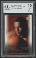 Lebron James 2003 Upper Deck Lebron James Box Set #13 (BCCG 10) at PristineAuction.com
