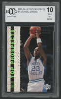 Michael Jordan 2003-04 UD Top Prospects #1 (BCCG 10) at PristineAuction.com