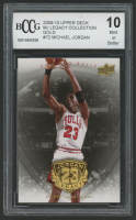 Michael Jordan 2009-10 Upper Deck Michael Jordan Legacy Collection Gold #72 (BCCG 10) at PristineAuction.com