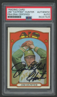 Jim Hunter Signed 1972 Topps #330 (PSA) at PristineAuction.com