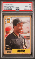 Barry Bonds 2006 Topps Rookie of the Week #2 (PSA 10) at PristineAuction.com