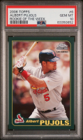 Albert Pujols 2006 Topps Rookie of the Week #6 (PSA 10) at PristineAuction.com