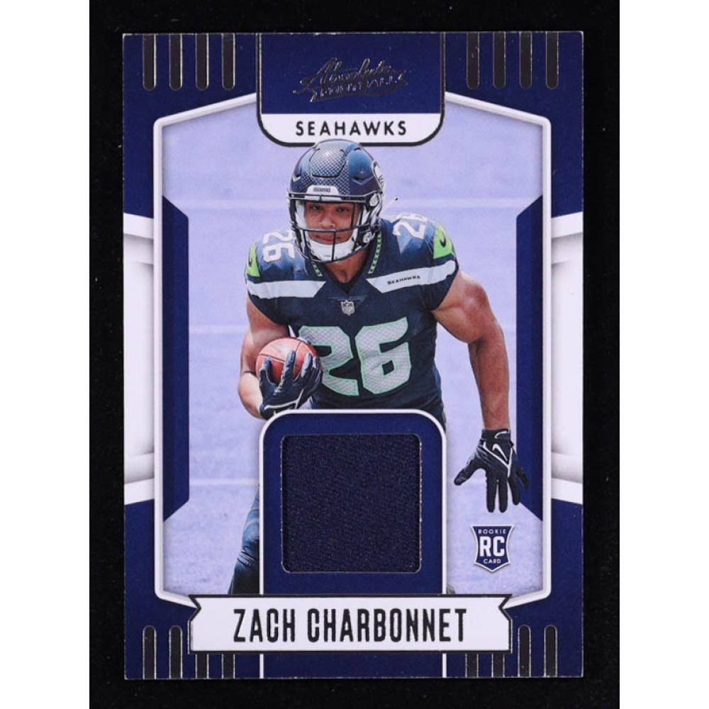 Zach Charbonnet 2023 Absolute Absolute Rookie Materials #16 RC at PristineAuction.com