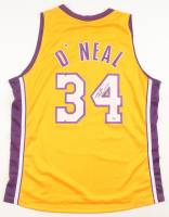 Shaquille O'Neal Signed Lakers Mitchell & Ness Authentic Jersey (PSA) at PristineAuction.com