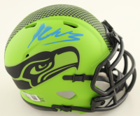 Kenneth Walker III Signed Seahawks Rave Alternate Speed Mini Helmet (Beckett) at PristineAuction.com