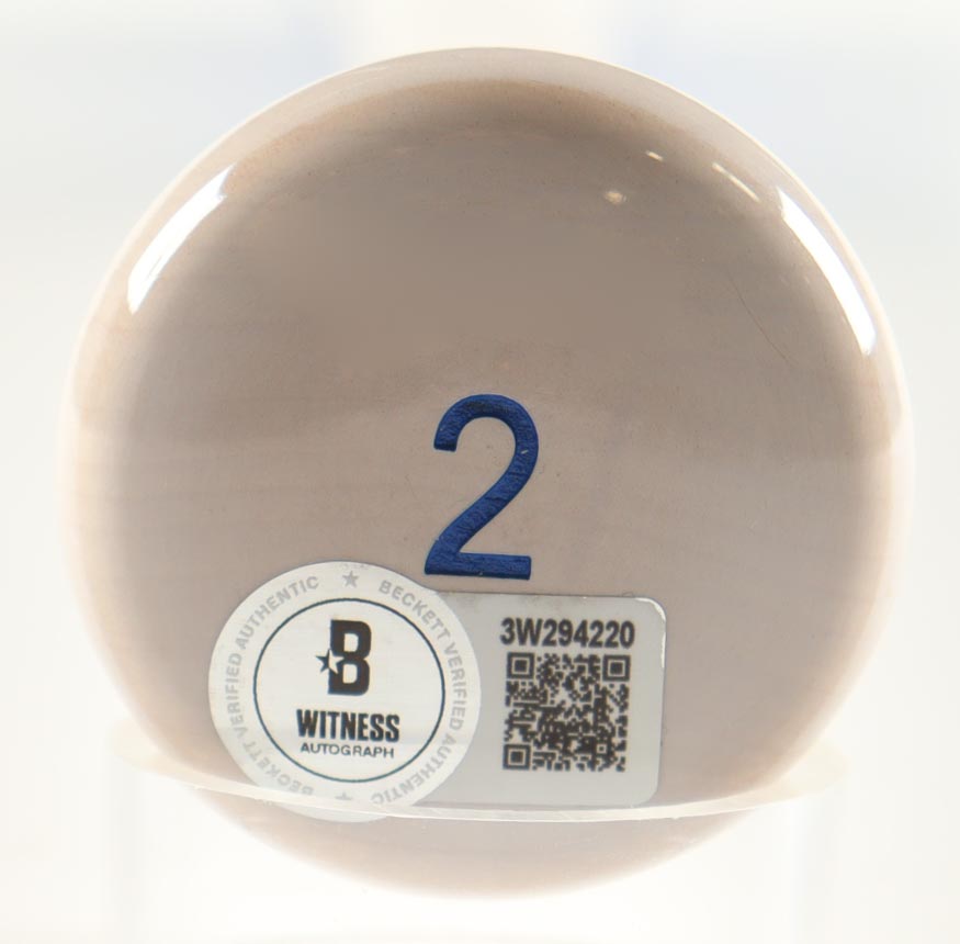 Marcus Semien Signed Marucci Player Model Baseball Bat Inscribed "2023 WS Champs" (Beckett) at PristineAuction.com Marcus Semien Signed Marucci Player Model Baseball Bat Inscribed "2023 WS Champs" (Beckett) at PristineAuction.com