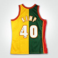 Shawn Kemp Signed Supersonics Mitchell & Ness Authentic Jersey (Beckett) at PristineAuction.com