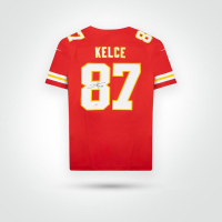 Travis Kelce Signed Chiefs Nike Authentic Jersey (Beckett) at PristineAuction.com