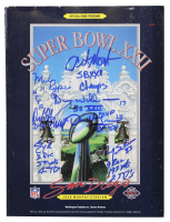 Official SB XXII Program Signed & Inscribed by (7) with Doug Williams, Art Monk, Gary Clark & Multiple Inscriptions (Beckett) at PristineAuction.com