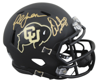 Warren Sapp & Marshall Faulk Signed Colorado Buffaloes Speed Mini Helmet (Beckett) at PristineAuction.com