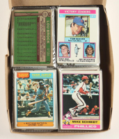 1976 Topps Baseball Cello Fun Pack Vending Box with (20) Packs at PristineAuction.com