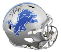 Calvin Johnson Signed Lions Full-Size Speed Helmet (Beckett) at PristineAuction.com