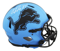 Calvin Johnson Signed Lions Full-Size Authentic On-Field Rave Alternate Speed Helmet (Beckett) at PristineAuction.com