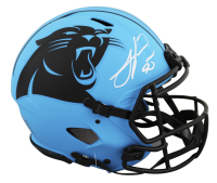 Julius Peppers Signed Panthers Full-Size Authentic On-Field Rave Alternate Speed Helmet (Beckett) at PristineAuction.com