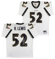 Ray Lewis Signed Ravens Mitchell & Ness Authentic Jersey Inscribed "HOF 18" (Beckett) at PristineAuction.com