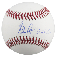 Nolan Ryan Signed OML Baseball Inscribed "5,714 K's" (Beckett) at PristineAuction.com