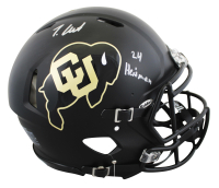 Travis Hunter Signed Colorado Buffaloes Full-Size Authentic On-Field Speed Helmet Inscribed "24 Heisman" (Beckett) at PristineAuction.com