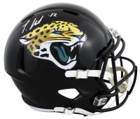 Travis Hunter Signed Jaguars Full-Size Speed Helmet (Beckett) at PristineAuction.com