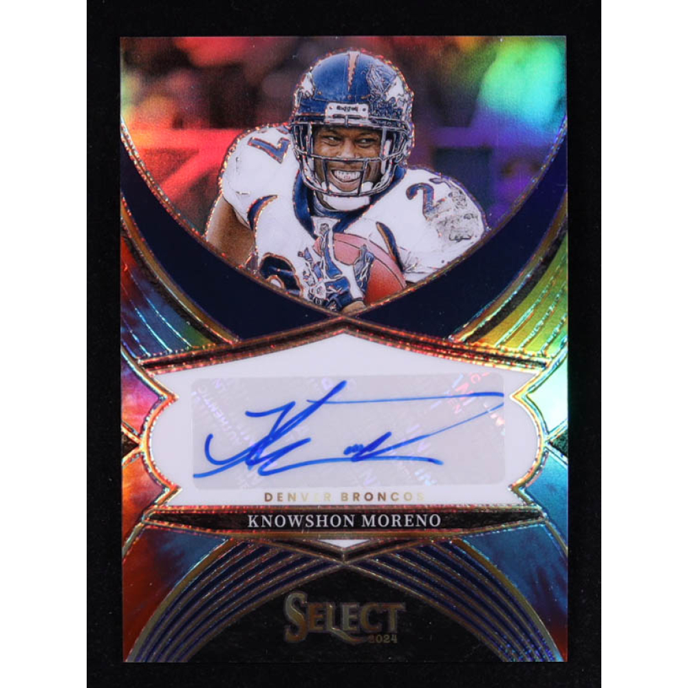 Knowshon Moreno 2024 Select Select Signatures Prizm Tie Dye #57 #05/25 at PristineAuction.com