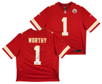 Xavier Worthy Signed Chiefs Nike Authentic Jersey (Fanatics) at PristineAuction.com