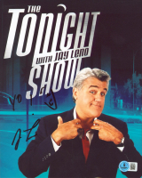 Jay Leno Signed "The Tonight Show" 8x10 Photo Inscribed "Yo" (Beckett) at PristineAuction.com