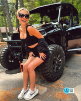 Natalie Decker Signed NASCAR 8x10 Photo (Beckett) at PristineAuction.com