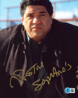Vincent Pastore Signed "The Sopranos" 8x10 Photo Inscribed "Sopranos" (Beckett) at PristineAuction.com