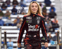 Natalie Decker Signed NASCAR 8x10 Photo (Beckett) at PristineAuction.com