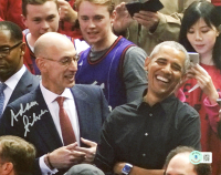 Adam Silver Signed 8x10 Photo (Beckett) at PristineAuction.com