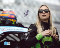 Natalie Decker Signed NASCAR 8x10 Photo (Beckett) at PristineAuction.com