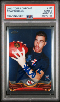 Travis Kelce Signed 2013 Topps Chrome #118 RC (PSA 9 | Auto 10) at PristineAuction.com