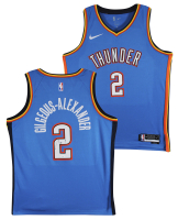 Shai Gilgeous-Alexander Signed Thunder Nike Authentic Jersey (JSA) at PristineAuction.com