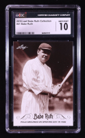 Babe Ruth 2016 Leaf Babe Ruth Collection #41 (CGC 10) at PristineAuction.com