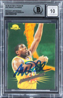 Magic Johnson Signed 1995 Skybox Premium #301 (BGS | Auto 10) at PristineAuction.com