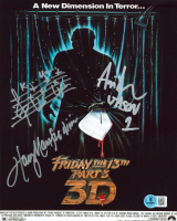 Ari Lehman & Harry Manfredini Signed "Friday The 13th" 8x10 Photo Inscribed "Jason 1" with Hand-Drawn Sketch (Beckett) at PristineAuction.com