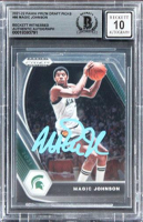 Magic Johnson Signed 2021 Panini Prizm Draft Picks #86 (BGS | Auto 10) at PristineAuction.com