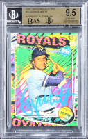 George Brett Signed 2020 Topps Project 2020 #55 (BGS 9.5 | Auto 9) at PristineAuction.com