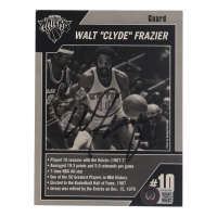 Walt "Clyde" Frazier Signed Knicks 5x6 Photo (Beckett) at PristineAuction.com