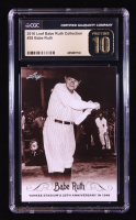 Babe Ruth 2016 Leaf Babe Ruth Collection #28 (CGC Pristine 10) at PristineAuction.com