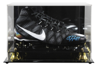 Calvin Johnson Signed Signature Series Nike Football Cleat with Display Case (Beckett) at PristineAuction.com