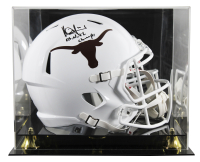 Vince Young Signed Texas Longhorns Full-Size Speed Helmet Inscribed "2005 National Champs" with Display Case (Beckett) at PristineAuction.com