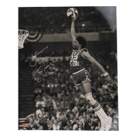 Julius "Dr. J" Erving Signed 76ers 16x20 Photo (Beckett) at PristineAuction.com