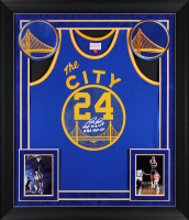 Rick Barry Signed Warriors Custom Framed Mitchell & Ness Authentic Jersey Inscribed "HOF 1987" & "NBA Top 50" (Beckett) at PristineAuction.com