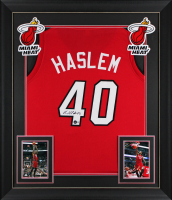 Udonis Haslem Signed Custom Framed Jersey (Beckett) at PristineAuction.com