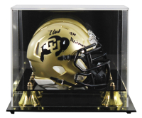 Travis Hunter Signed Colorado Buffaloes Speed Mini Helmet Inscribed "24 Heisman" with Display Case (Beckett) at PristineAuction.com