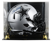 Tony Dorsett Signed Cowboys Full-Size Rave Alternate Speed Helmet with Display Case (Beckett) at PristineAuction.com